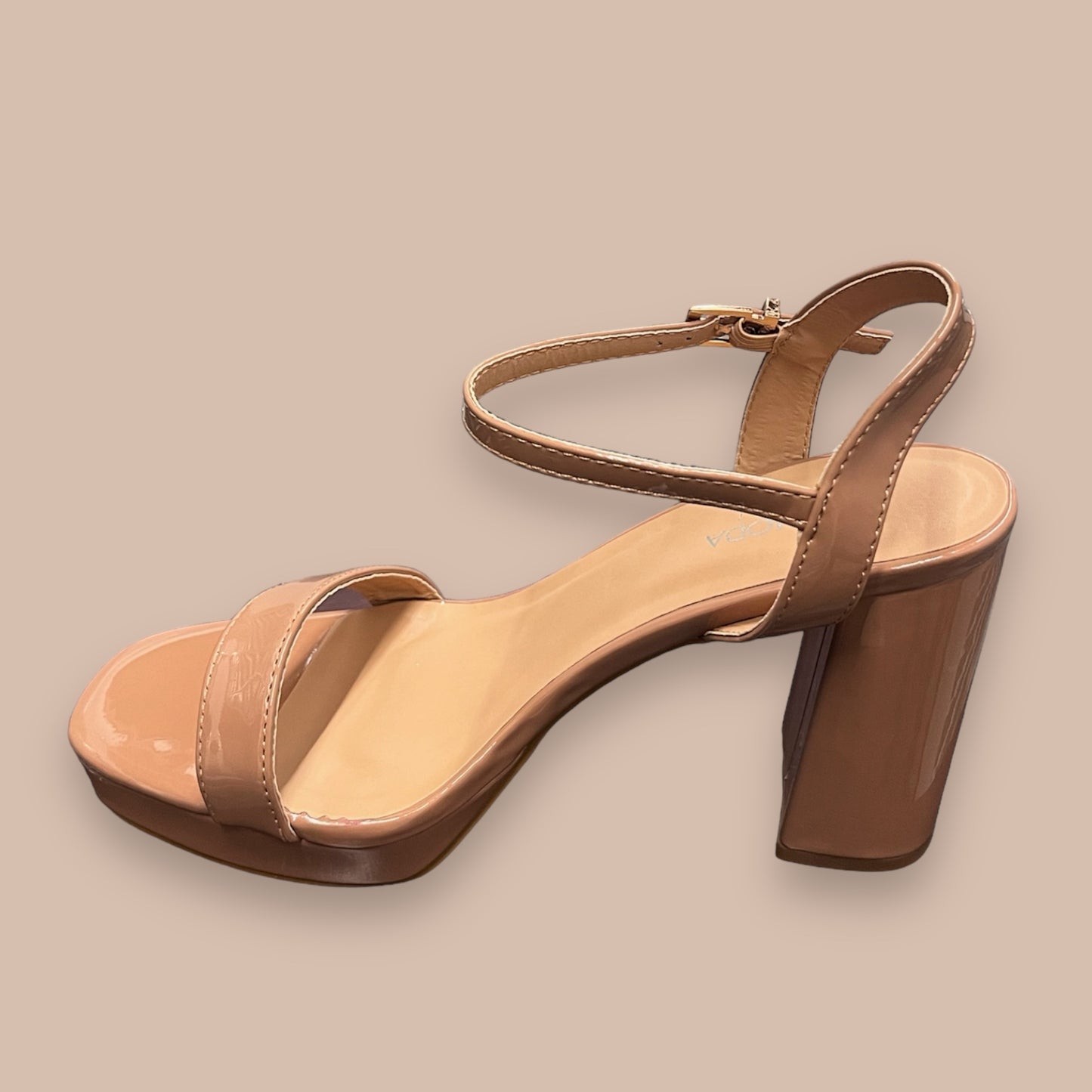 Stella Platform Heel - Wide Fit - Camel
