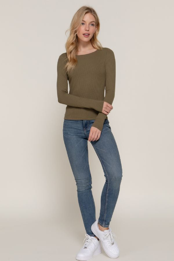 Maddie Double Layer Long Sleeve Tee