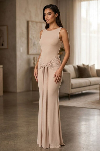 AURORA MAXI DRESS - Sand